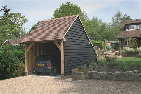 Oak framed houses, garages & extensions. One Bay Oak Framed Garage Kit! Self build DIY garages from Chippy Timber Kits! | House styles ...