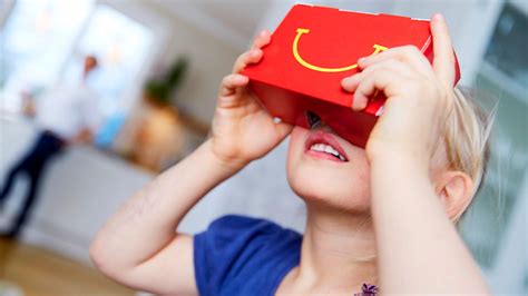 Mcdonalds Is Now Making Happy Meal Boxes That Turn Into Virtual Reality Headsets Vr Viewer