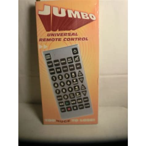 Jumbo Universal Remote Control 11 024589008561 On Ebid Ireland 190246020