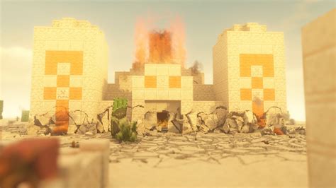 Minecraft Desert Village Teardown Youtube