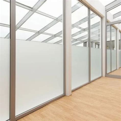 white frosted glass film thickness 2 mm 4 feet height at rs 65 square feet in mumbai