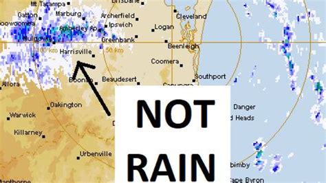 Queensland Weather ‘thats Not Rain Mystery Image Appears On Radar