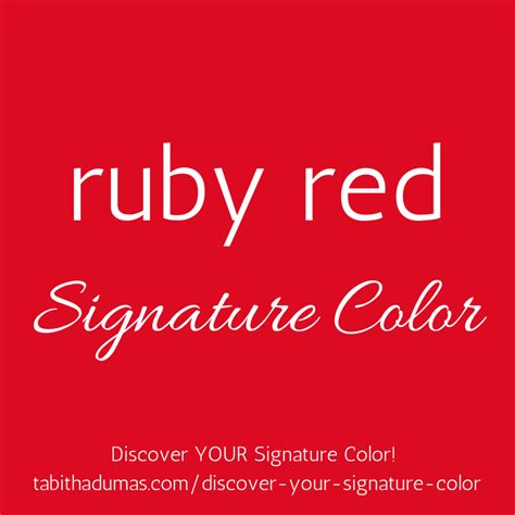 Discover Your Signature Color Signature Discover Yourself Color