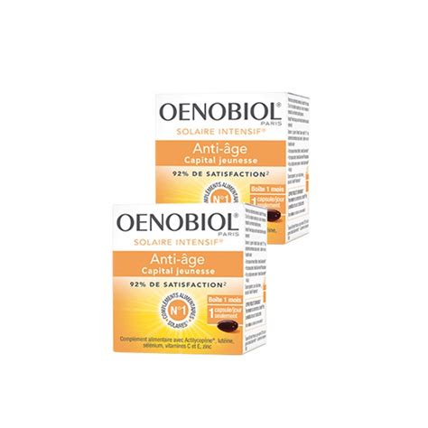 Oenobiol Solaire Intense Anti Âge Lot De 2 X 30 Comprimes Pharmacie