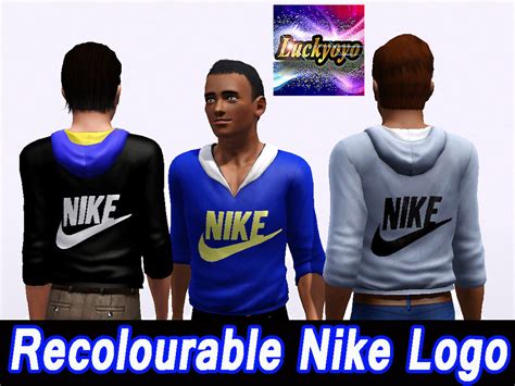 The Sims Resource Nike Hoodie By Luckyoyo