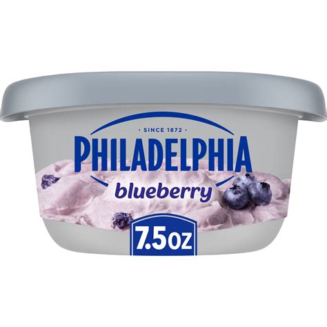 Philadelphia Blueberry Cream Cheese Spread 75 Oz Tub