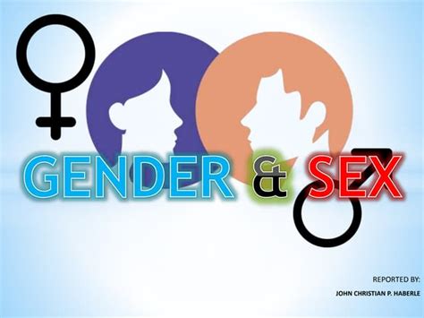 Gender And Sex Ppt Ppt