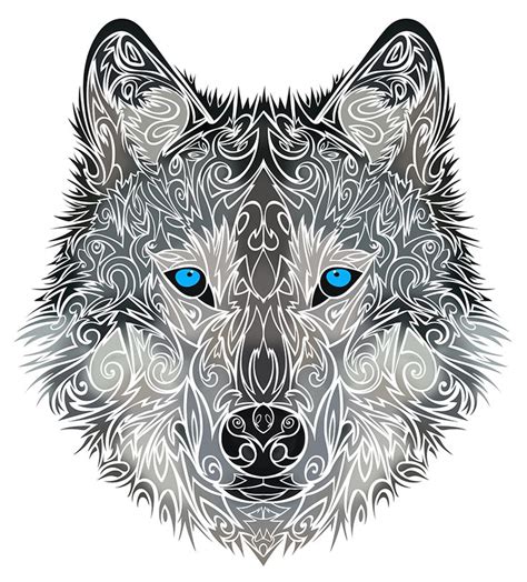 Layered Wolf Mandala Svg 163 Svg File Cut Cricut
