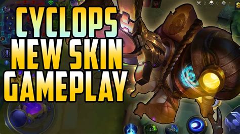 Mobile Legends New Cyclops Super Adventurer Skin Gameplay Item Build