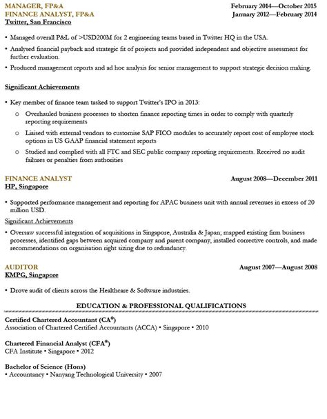 Finance manager resume sample (text version) adrian correa. Finance Manager Resume Sample | Singapore CV Template