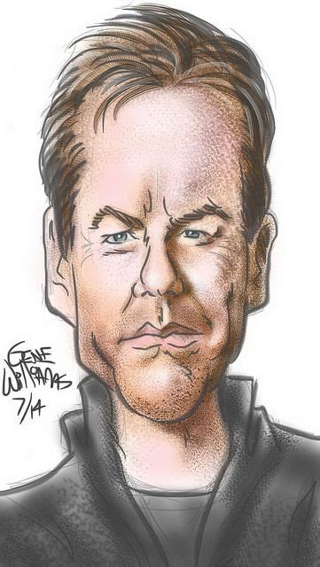 Kiefer Sutherland By Gwiz Celebrity Caricatures Caricature