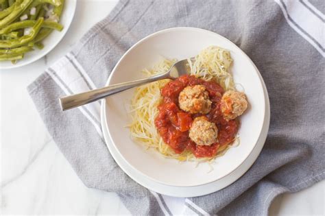 Spaghetti Squash With Meatballs Cook Smarts