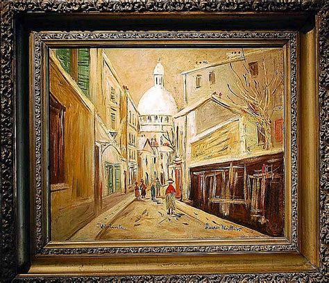 Sold Price Maurice Utrillo 1883 1955 Rue Saint Rustique In