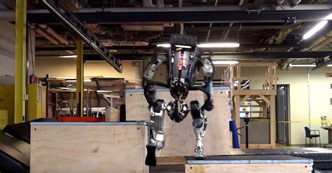 The Boston Dynamics Robot Atlas Is Now A Parkour Master