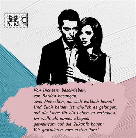 Hochzeitstag, reden, texte für karten, nur hier Gratulation Zum 1 Jährigen Hochzeitstag - 1 Hochzeitstag ...