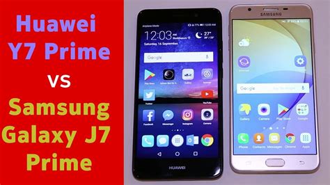 Huawei Y7 Prime Vs Samsung Galaxy J7 Prime Features Comparison Youtube