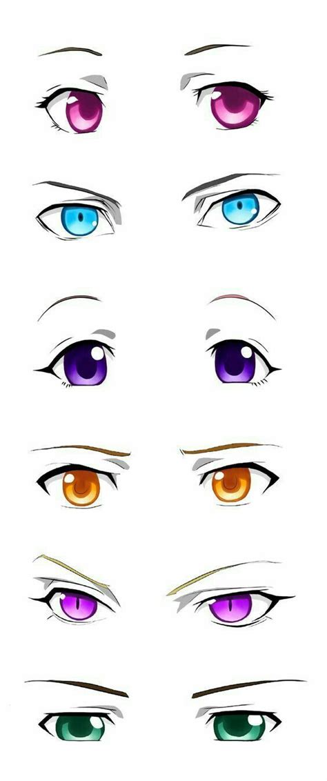 Then, extend short, curved lines outward from the end of each line. Anime eyes image by Ryoshi08 . on Art | Anime tutorial, Anime drawings