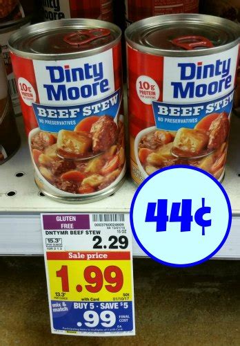 From easy beef stew recipes to masterful beef stew preparation techniques, find beef stew ideas by our editors and community in this recipe collection. Dinty Moore Beef Stew - As Low As 44¢ In The Kroger Mega Sale