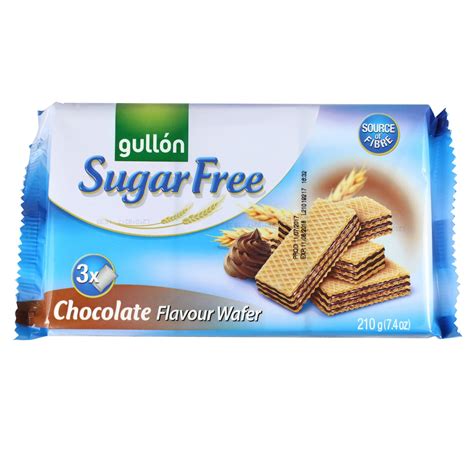 My friend uses chocolate mints on top, and they're great! Gullon Sugar Free No Added Sugar Diabetic Diet Fibre Biscuits Chocolate Wafers | eBay