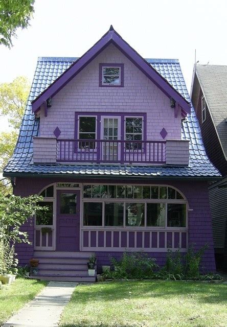Cute Purple House Purplelious Pinterest