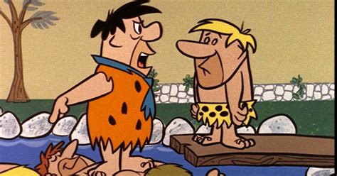Original Production Cel Of Barney Rubble From The Fli