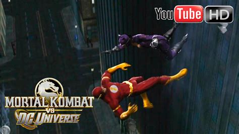Mortal Kombat Vs Dc Universe Xbox 360 The Flash Vs Catwoman Full