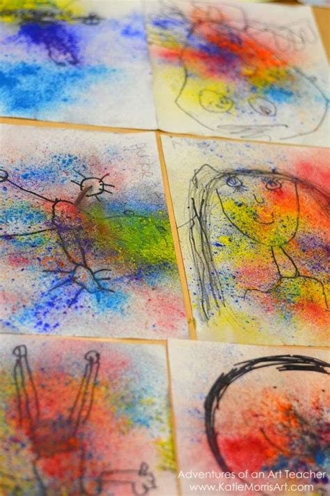 Kindergarten Holi Portraits Adventures Of An Art Teacher Bloglovin