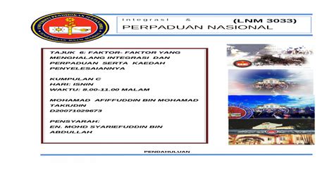 Satu daripada cara mencapai perpaduan di antara kaum ialah menjaga budi bahasa serta akhlak dalam pergaulan. Faktor Yang Menghalang Pengintegrasian Dan Perpaduan Kaum ...