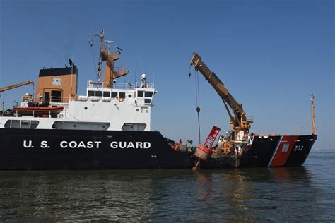 Dvids Images The Coast Guard Cutter Willow Resets A Buoy In