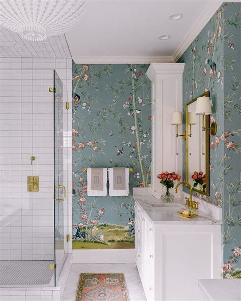 Dering Hall On Instagram A Botanical Wallpaper Takes This Dreamy
