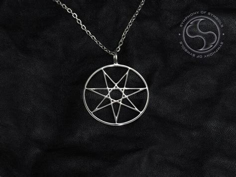 Fashion Jewelry Heptagram Symbol Elven Star Necklace Fairy Star Sign