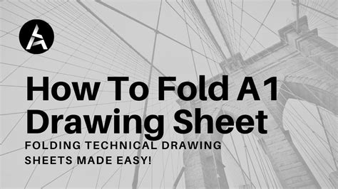 How To Fold A1 Drawing Sheet To A4 Folding Technical Drawing Sheet