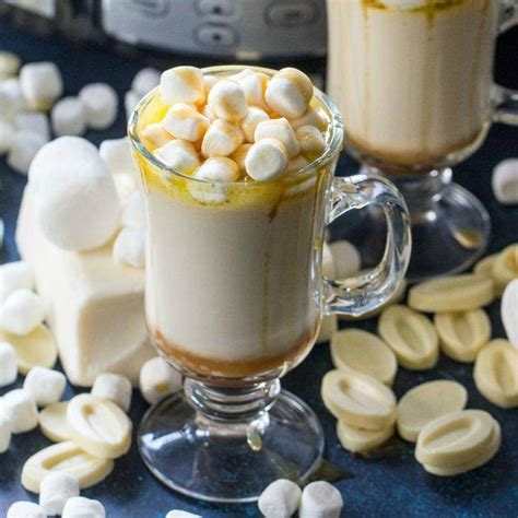 white hot chocolate recipe with caramel