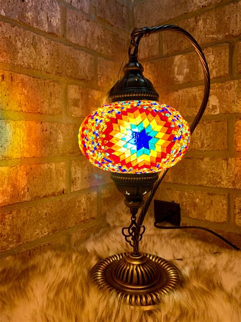 Mosaik Lampe Türkische Mosaik Lampe Mosaik Marokkanische Etsy