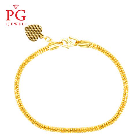 Mengacu pada sifat tersebut maka sebaiknya. PG Jewel 22K Gold Jewellery Bracelet / Barang Kemas 916 ...