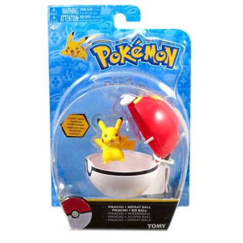 Boneco Pokémon Poke Ball Pikachu Repeat Ball Tomy Parcelamento