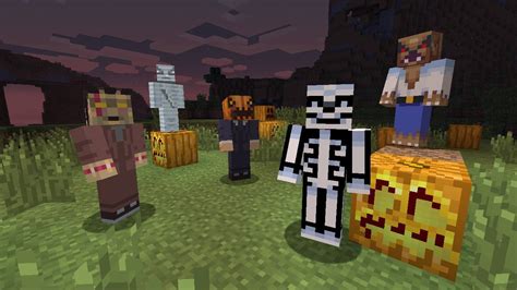 Minecraft Halloween Skins Dlc Ign Video