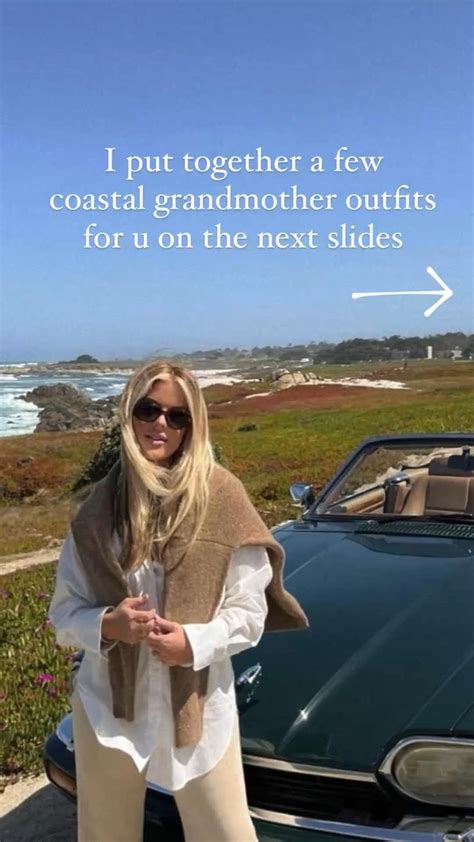 Coastal Grandmother Outfit Inspo Cold Beach Outfit East Coast Style