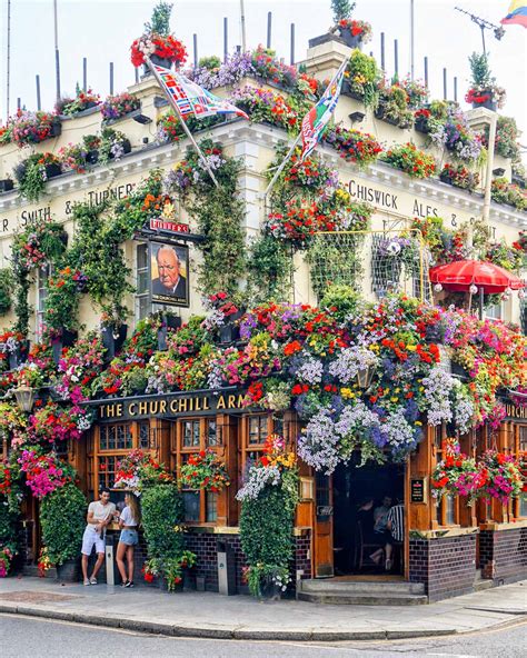 The Churchill Arms Flower And Vine Covered Façade Explorest