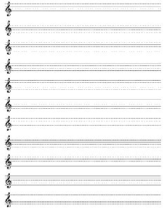 Shop sheet music for violin today. Blank music sheets - printable (With images) | Beginner ...