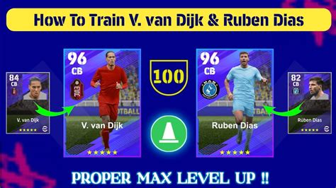 How To Train Standard V Van Dijk And Ruben Dias In Efootball Van Dijk