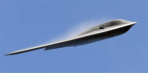 The United States Air Force B 2 Spirit Stealth Bomber Makes A Pass