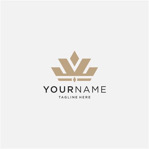 Premium Vector Simple And Modern Crown Logo Design Template Elements