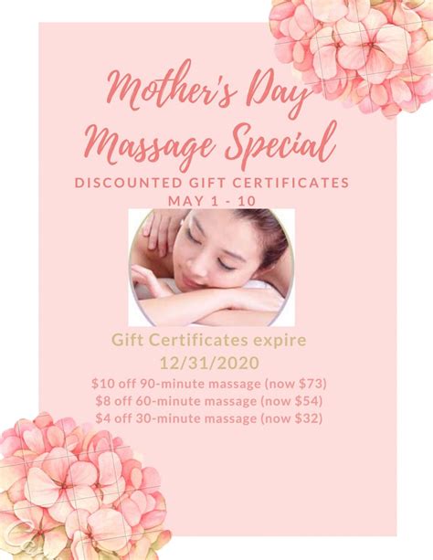 mothers day massage special may 2020 chiroplus complementary healthcare centers llc