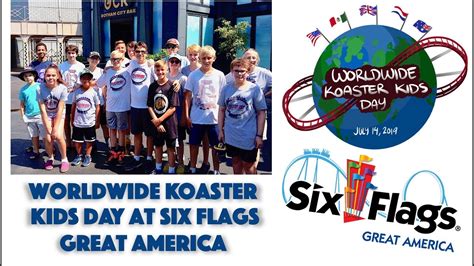 Worldwide Koaster Kids Day At Six Flags Great America Youtube