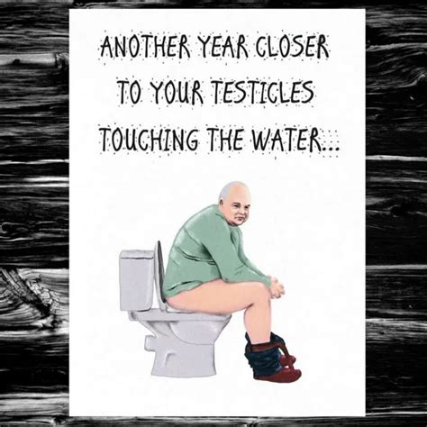 FUNNY BIRTHDAY CARD Rude Adult Humour For Him Men Male Testicles PicClick UK