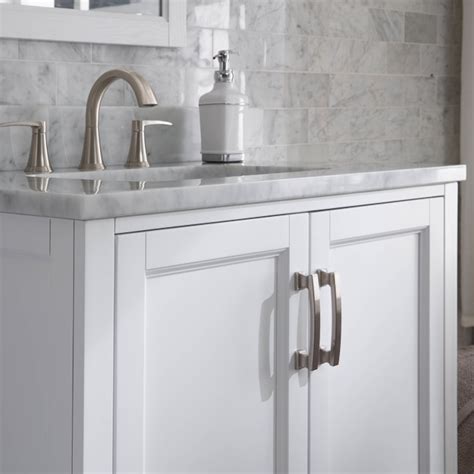 Allen Roth Floating 30 In White Undermount Single Sink Floating