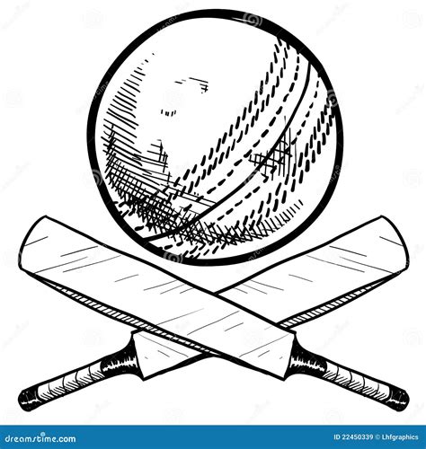 Cricket Ball Drawing Sketch Of A Cricket Ball Art Print Barewalls