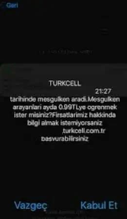 Turkcell Kabul Et Vazge Reklam Nas L Kapat L R