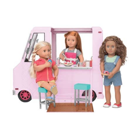 Buy Our Generation Sweet Stop Ice Cream Truck Pink Our Generation World